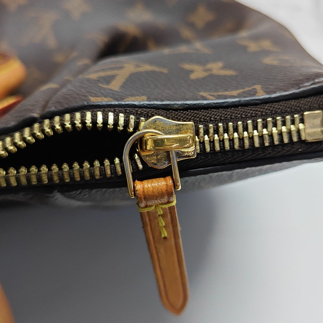 TURENNE PM Monogram Coated Canvas Brown