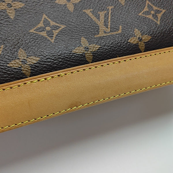 ALMA BB Monogram Coated Canvas Brown