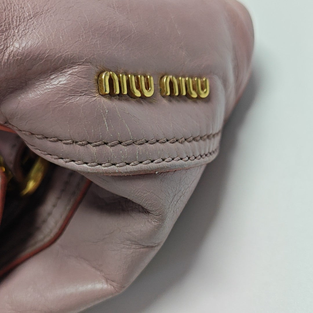 Bow Calfskin Pink
