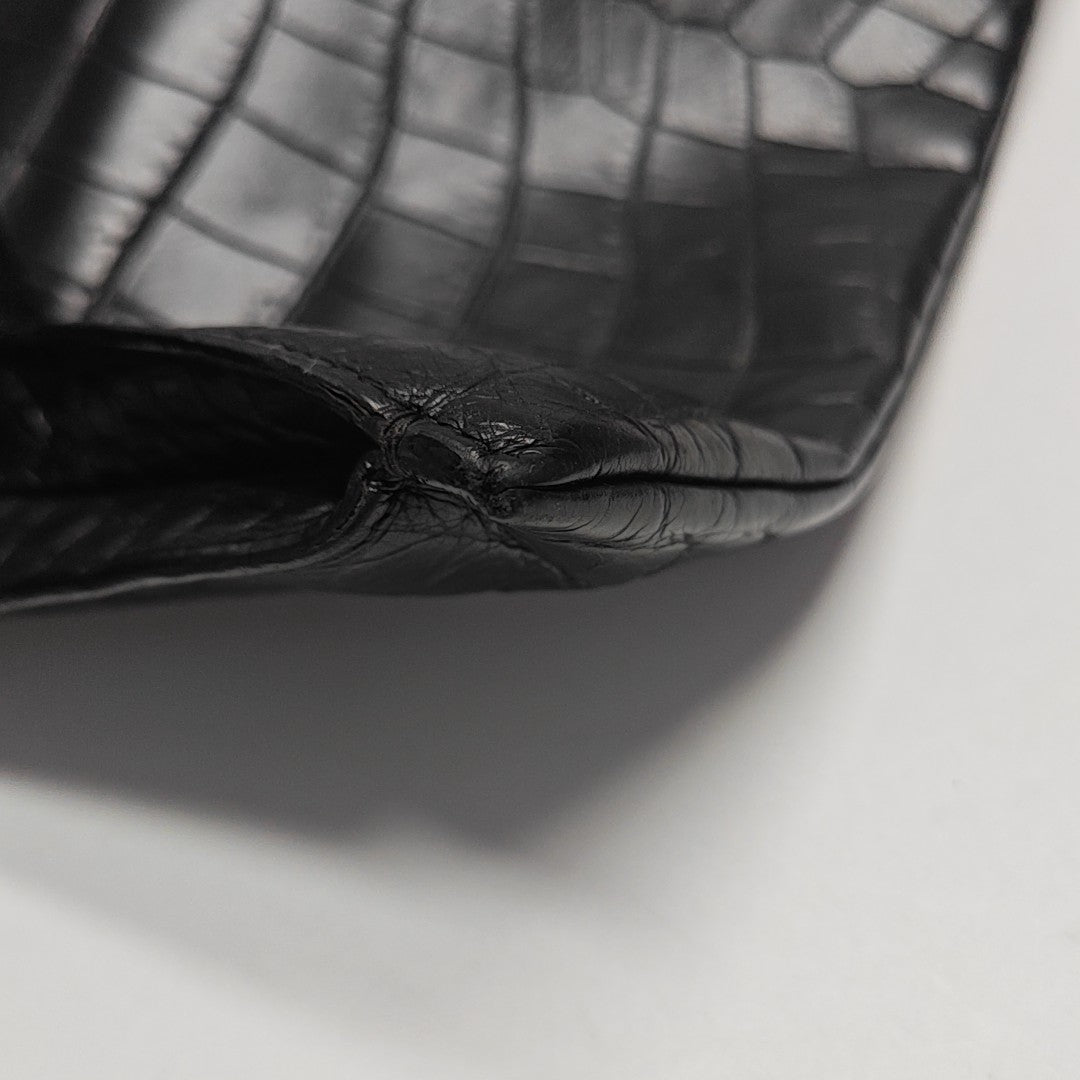 Calfskin Clutch Black