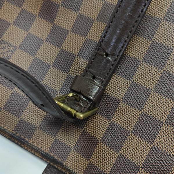 CHELSEA Damier Ebene Coated Canvas Brown
