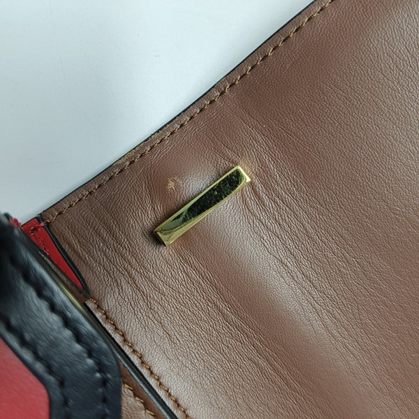 TB Small Calfskin Red