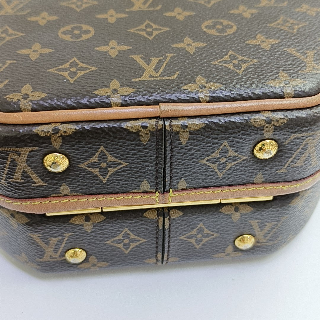 BOITE CHAPEAU PM Monogram Coated Canvas Brown