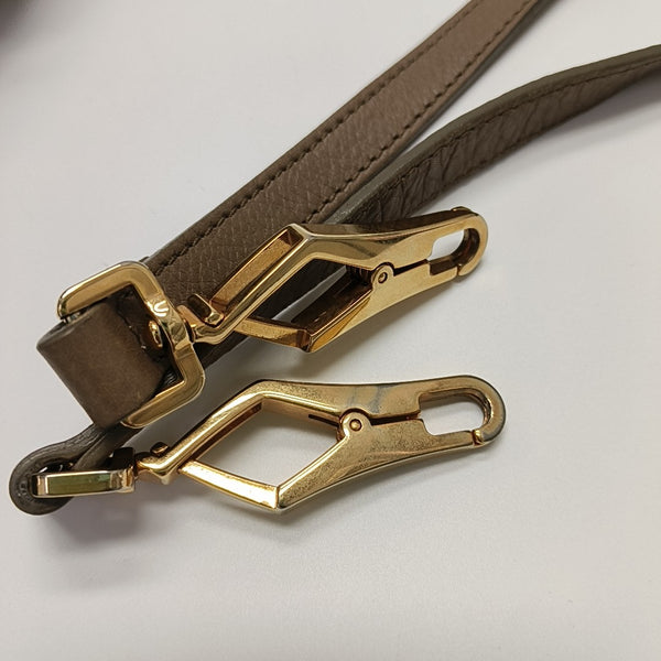 Calfskin Shoulder Bag Brown