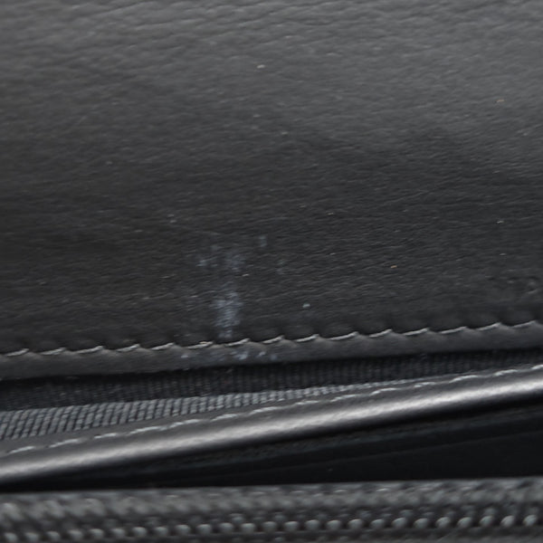 CLASSIC FLAP Mini Quilted Lambskin Black Wallet