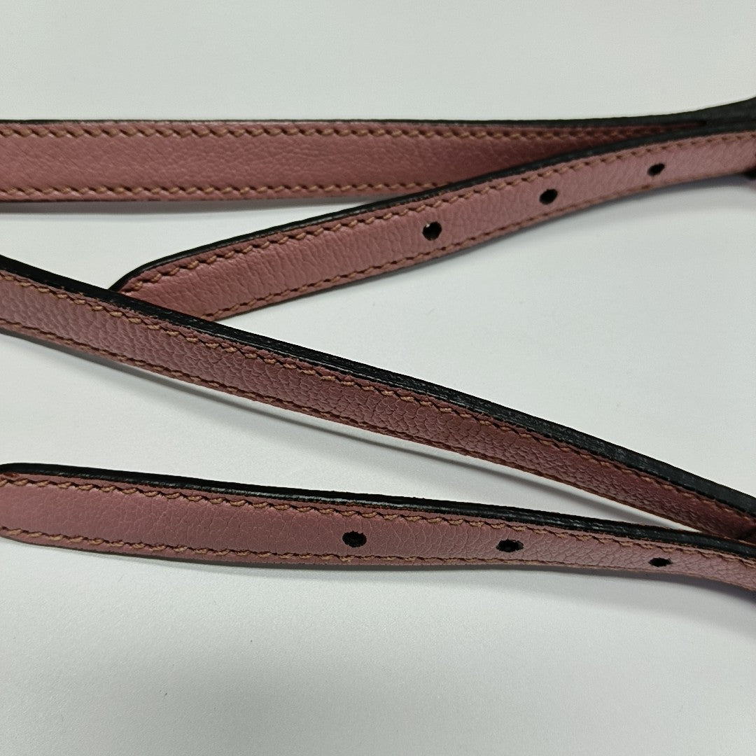Calfskin Shoulder Bag Pink