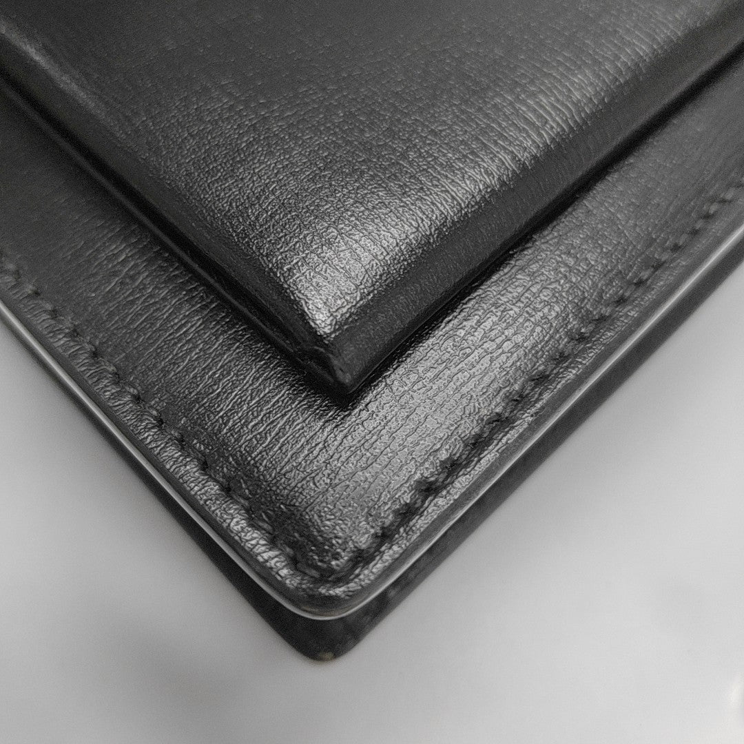 SUNSET Small Calfskin Black