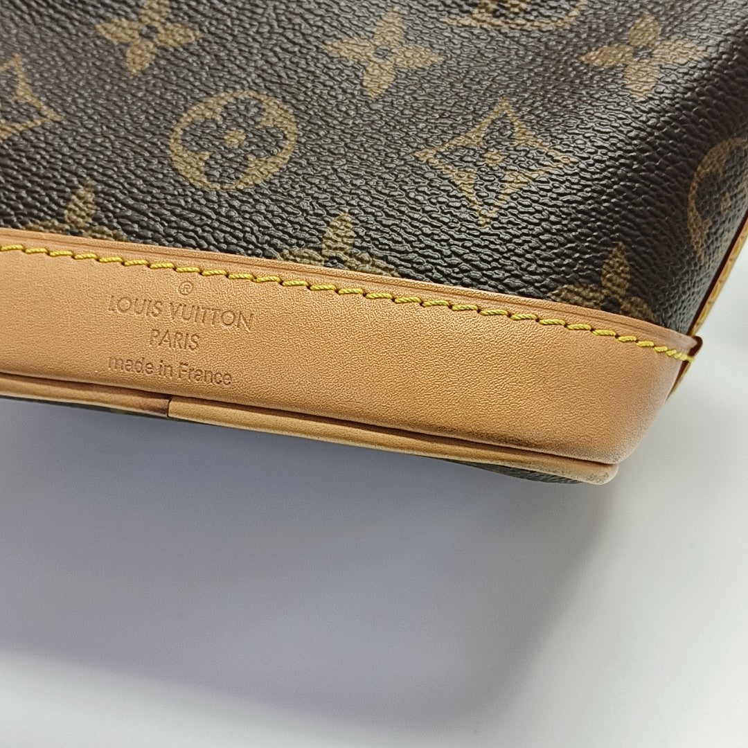 NOÉ Nano Monogram Coated Canvas Brown