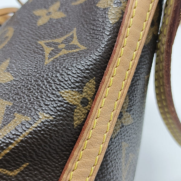 NÉONOÉ Nano Monogram Coated Canvas Brown
