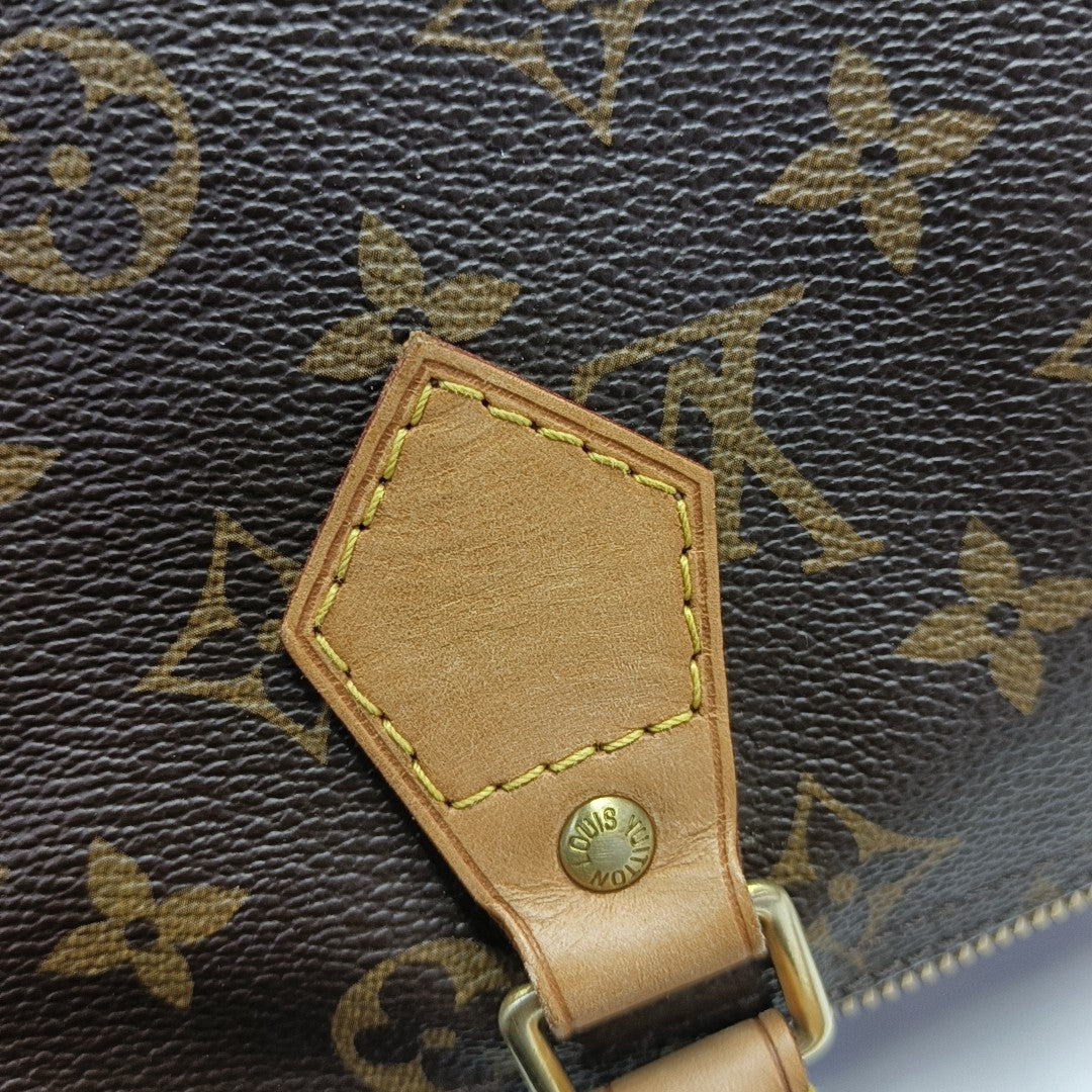 SPEEDY 30 Monogram Coated Canvas Brown