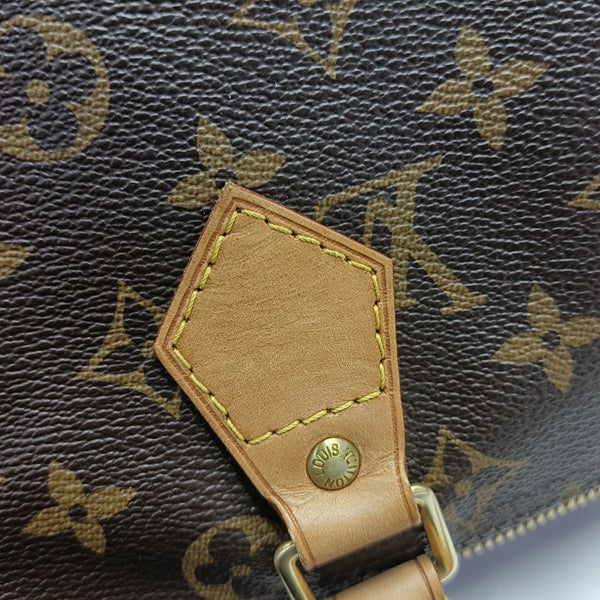 SPEEDY 30 Monogram Coated Canvas Brown