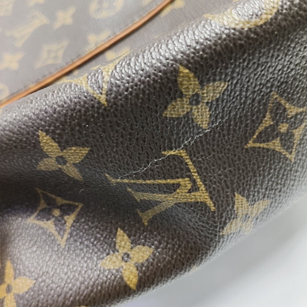 GALLIERA Monogram Coated Canvas Brown