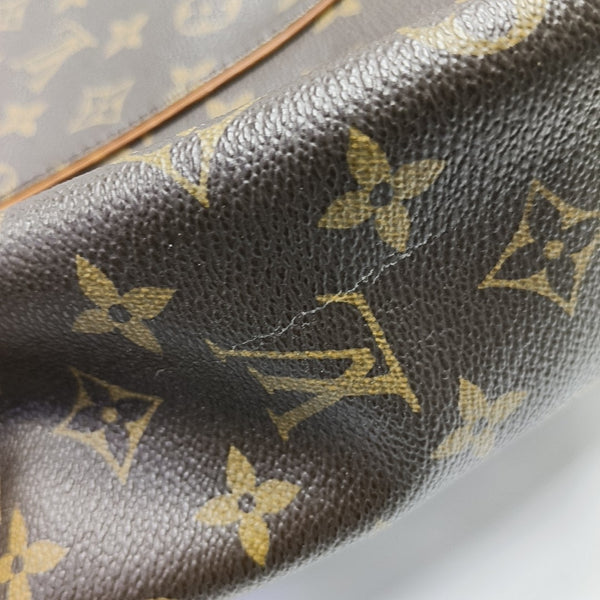GALLIERA Monogram Coated Canvas Brown