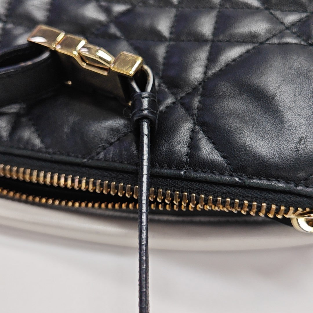 Dior Vibe Hobo Quilted Lambskin Black