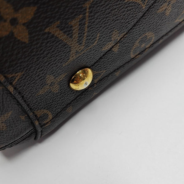 MONTAIGNE Monogram Coated Canvas Brown