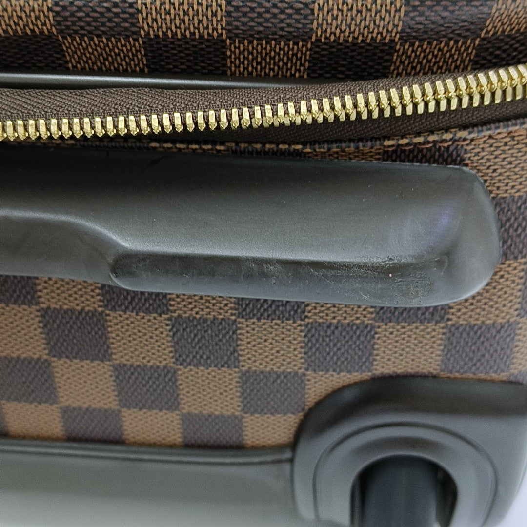 PEGASE 55 Damier Ebene Coated Canvas Brown