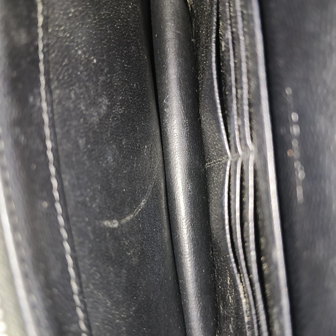 MONOGRAM WOC Chevron Calfskin Black