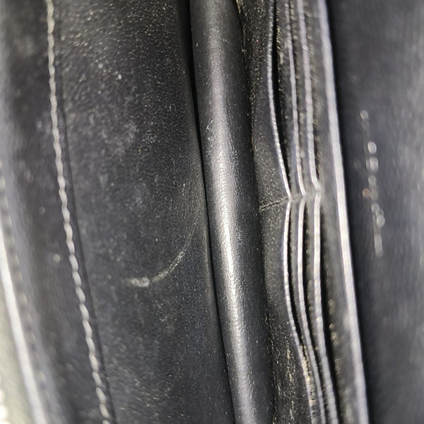 MONOGRAM WOC Chevron Calfskin Black