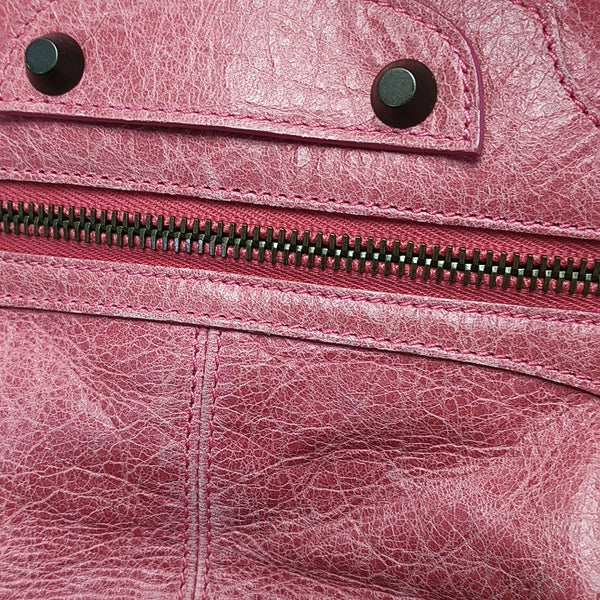 Pompon Bag Calfskin Pink