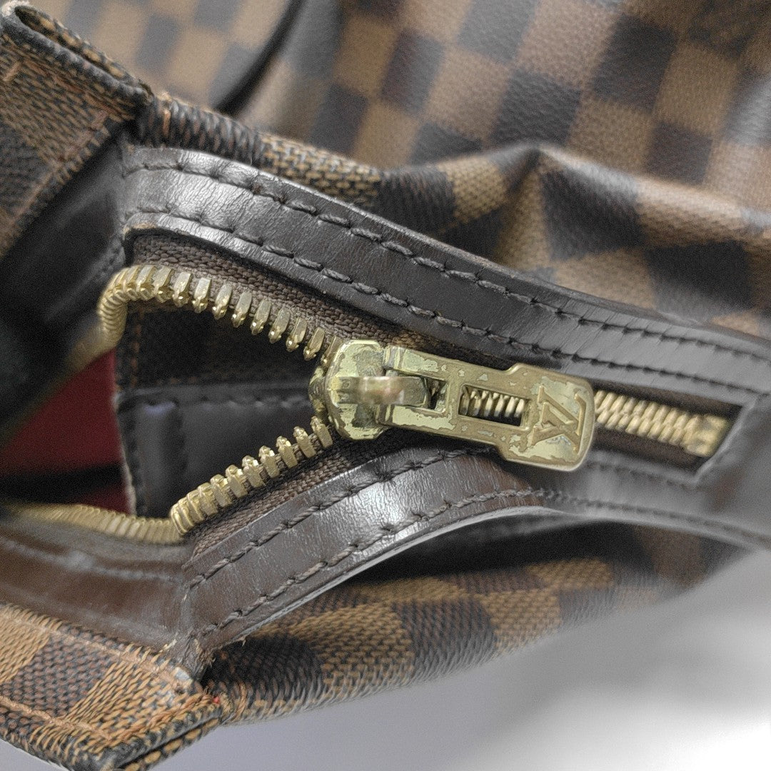 CHELSEA Damier Ebene Coated Canvas Brown