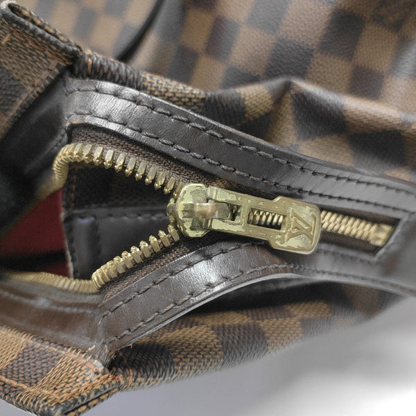 CHELSEA Damier Ebene Coated Canvas Brown