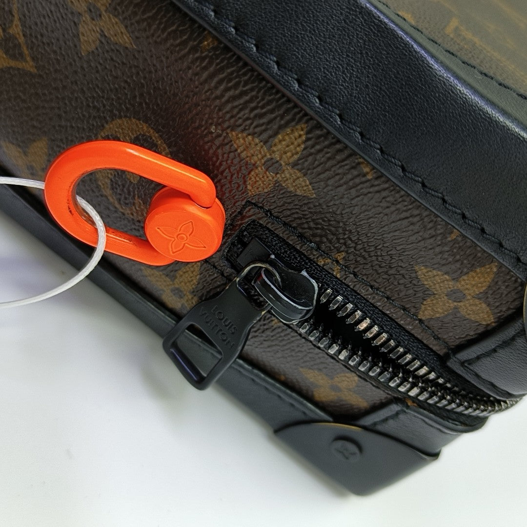 SOFT TRUNK Monogram Coated Canvas Brown