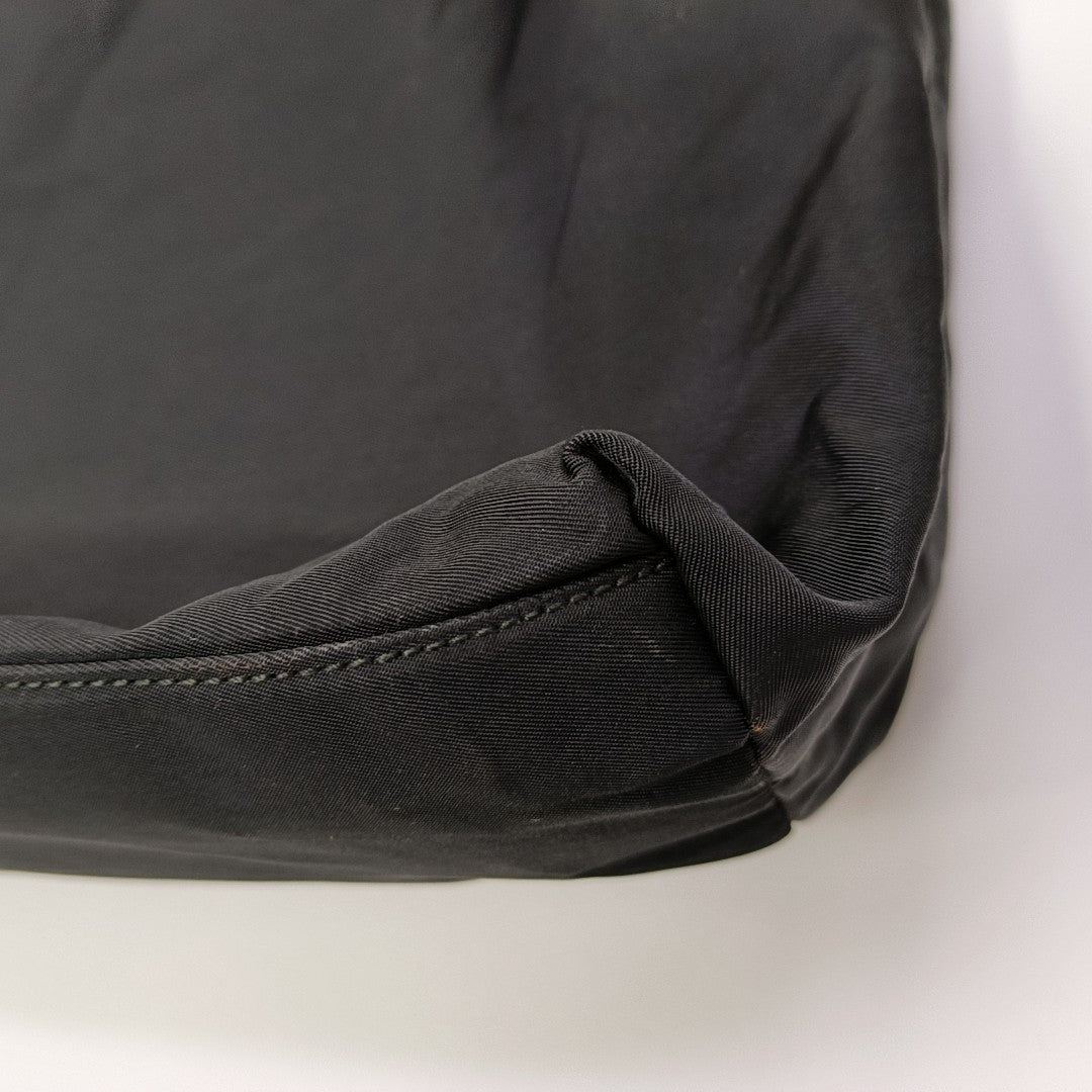 Nylon Shoulder Bag Black
