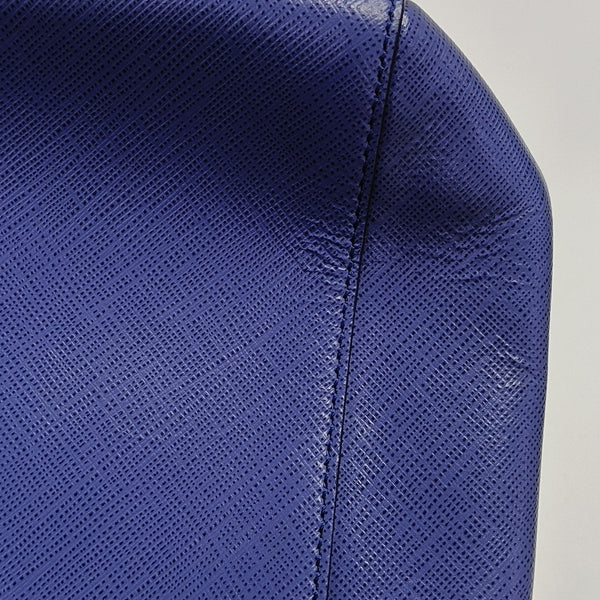 Calfskin Tote Bag Blue
