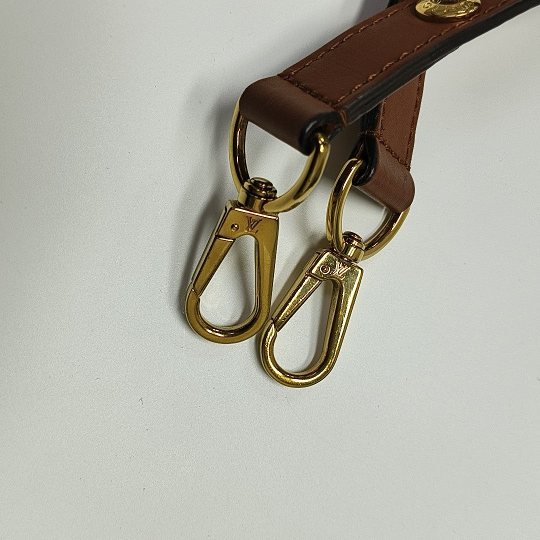 DAUPHINE MM Monogram Coated Canvas Brown