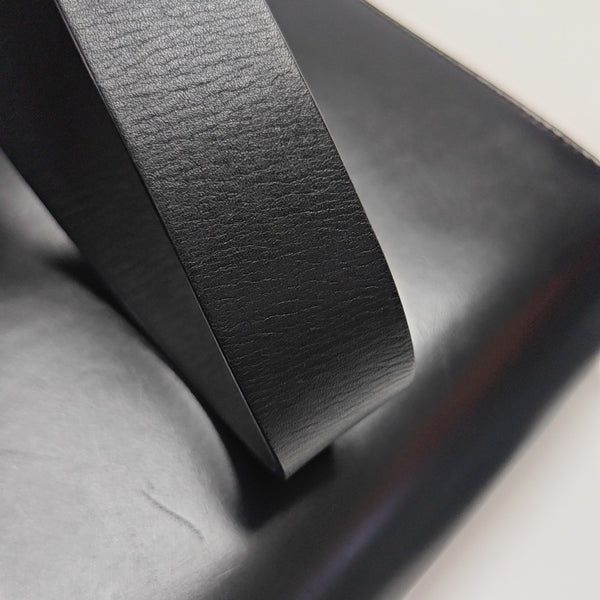 Square Stone Calfskin Black