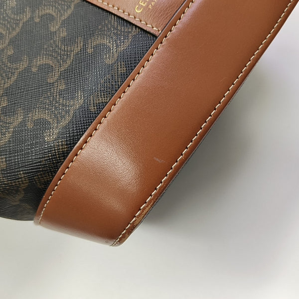 TRIOMPHE CANVAS Small Coated Canvas Brown