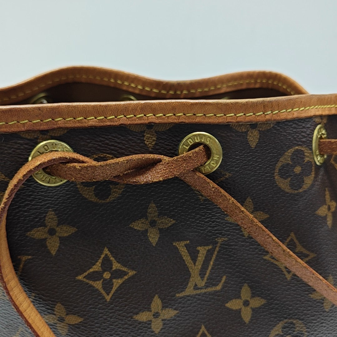 NOÉ BB Monogram Coated Canvas Brown
