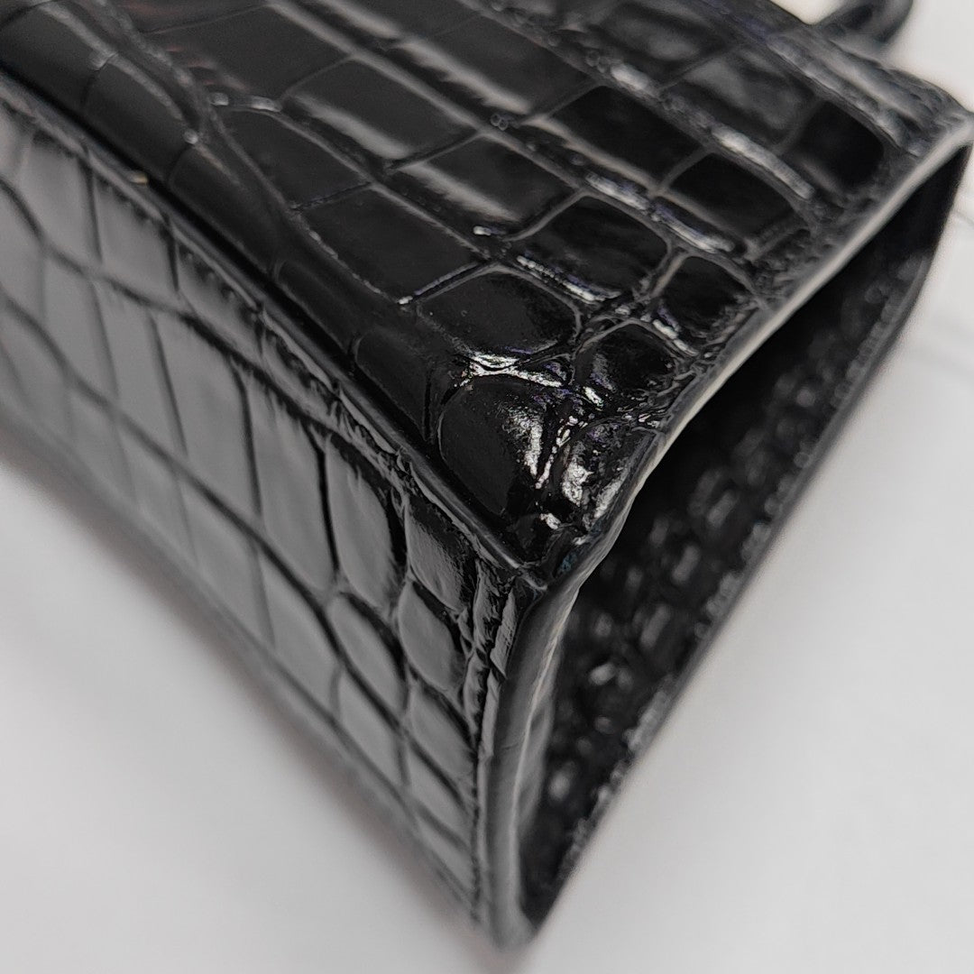 Hourglass XS Calfskin Black