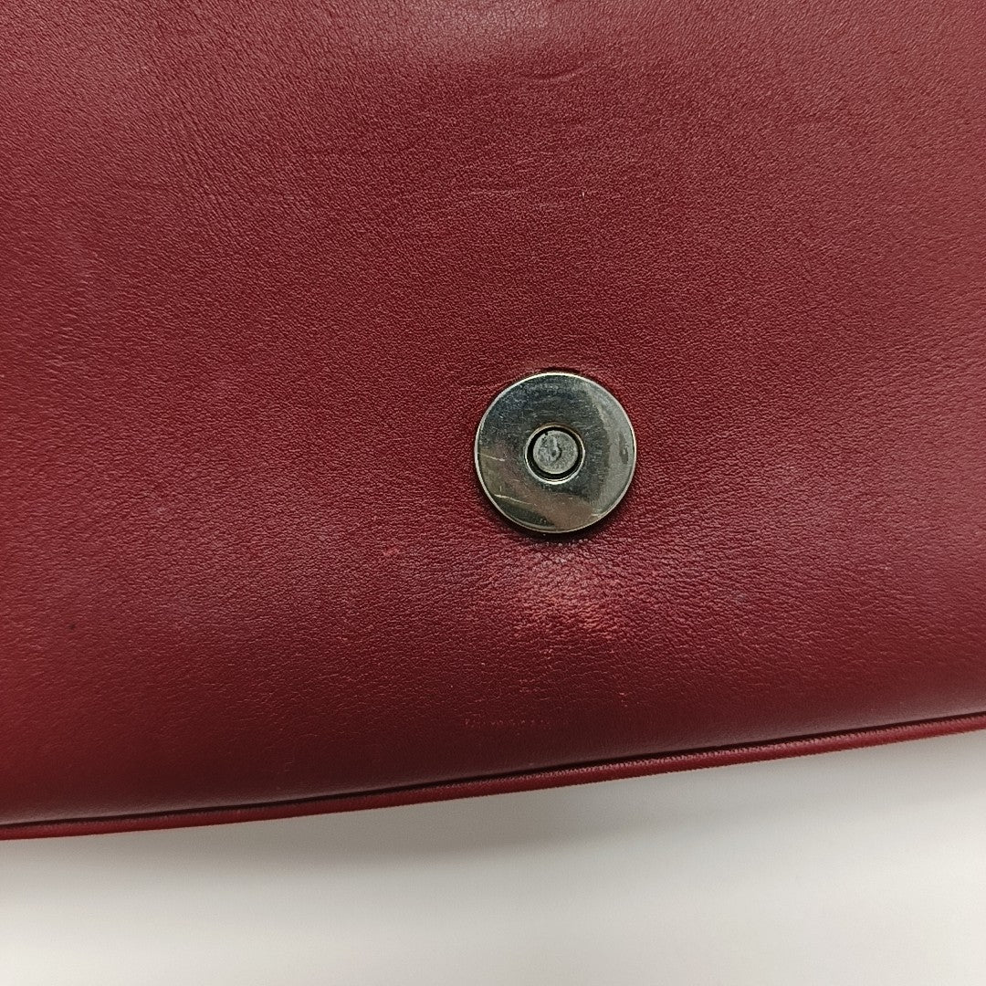 Calfskin Crossbody Bag Red