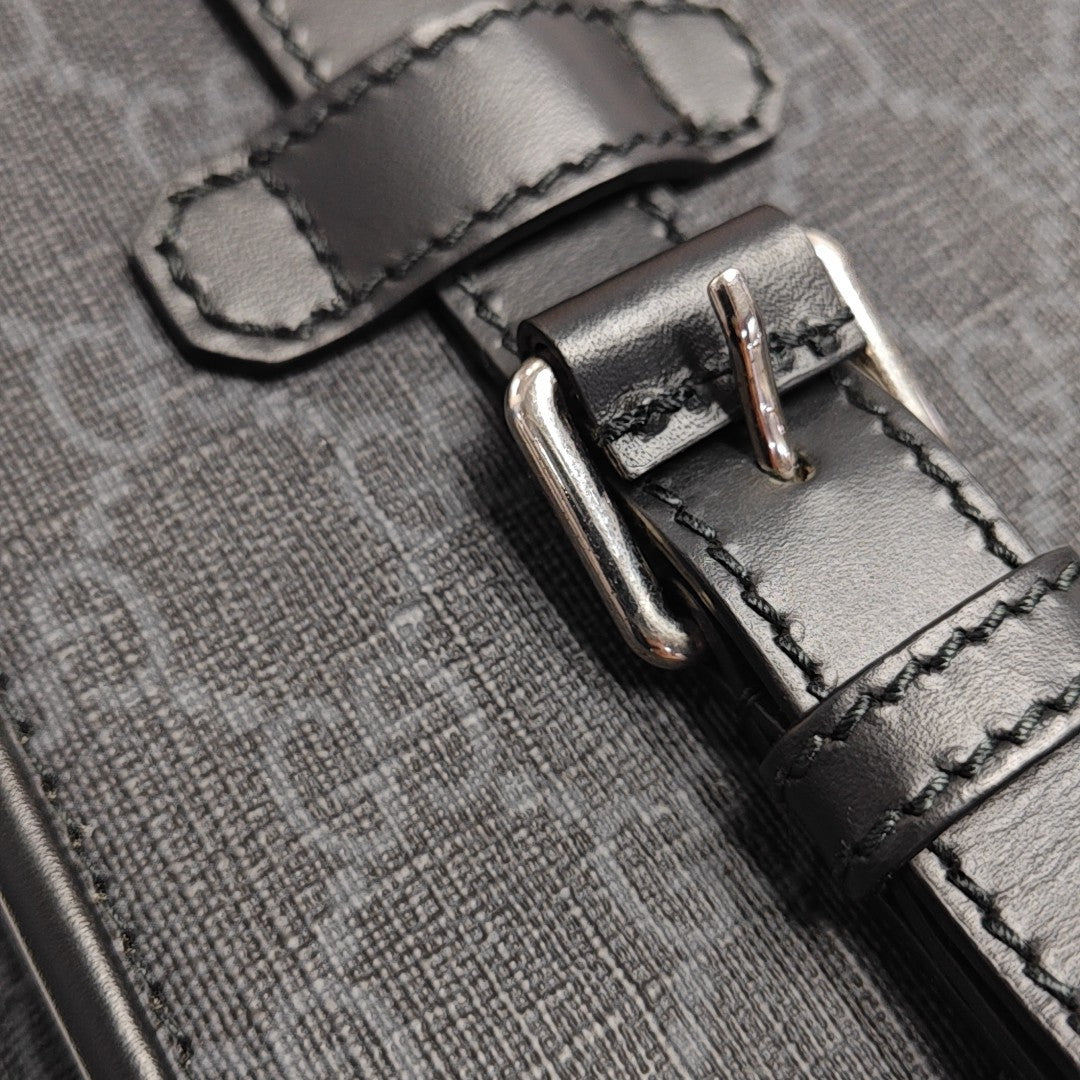 Monogram Coated Canvas Black