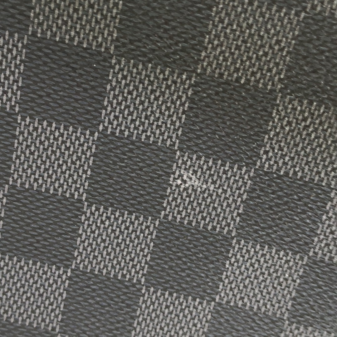 ALPHA Damier Graphite Coated Canvas Gray