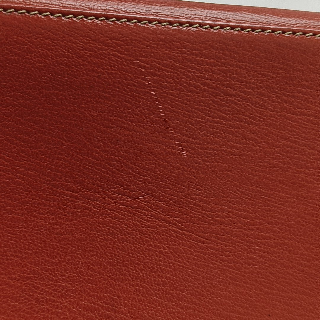 Calfskin Tote Bag Red