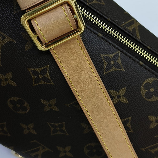 BUMBAG Monogram Coated Canvas Brown
