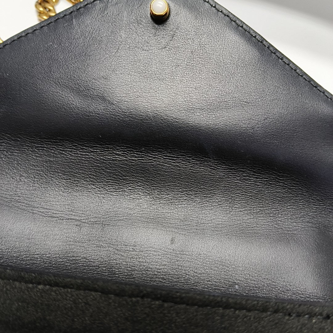 NEW WAVE PM Quilted Calfskin Black