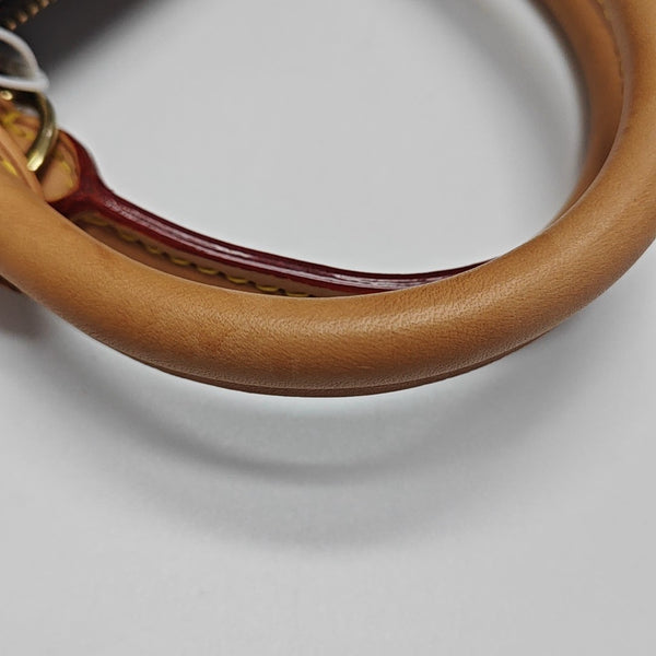 ALMA BB Monogram Coated Canvas Brown