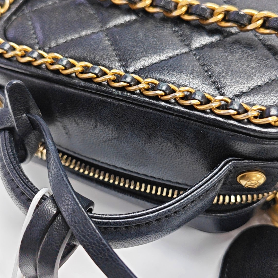 FILIGREE Quilted Lambskin Black