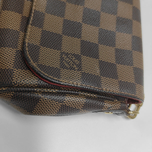 FAVORITE PM Damier Ebene Coated Canvas Brown