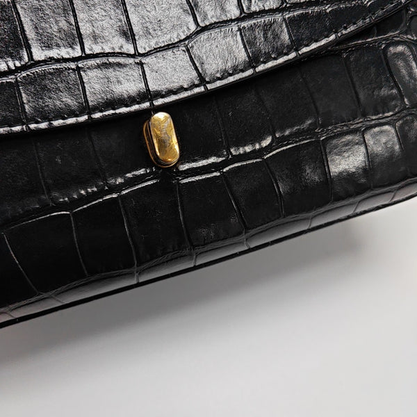 Sharp Calfskin Black