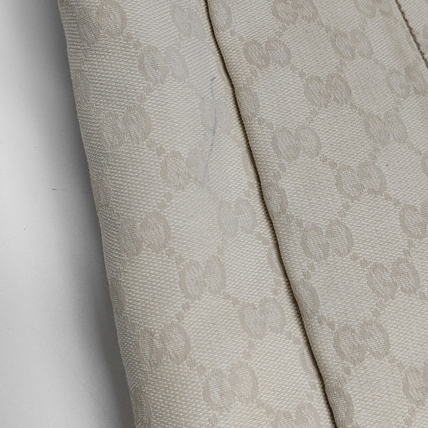 Monogram Canvas Shoulder Bag White