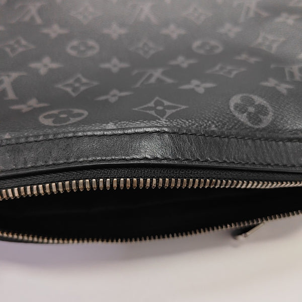 TRIO Monogram Coated Canvas Gray