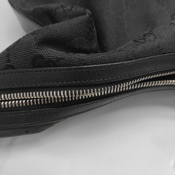Monogram Canvas Shoulder Bag Black