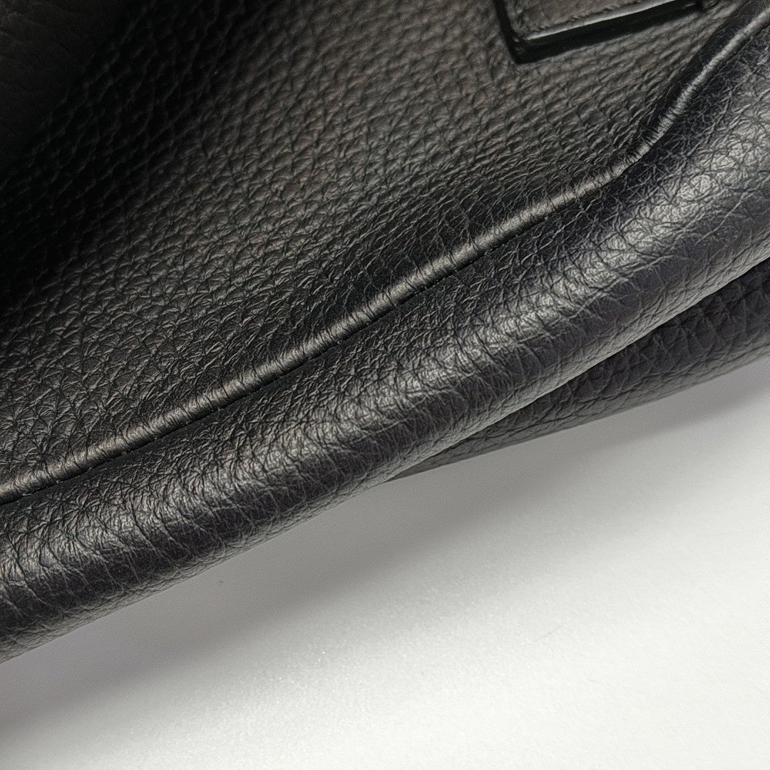 Calfskin Crossbody Bag Black