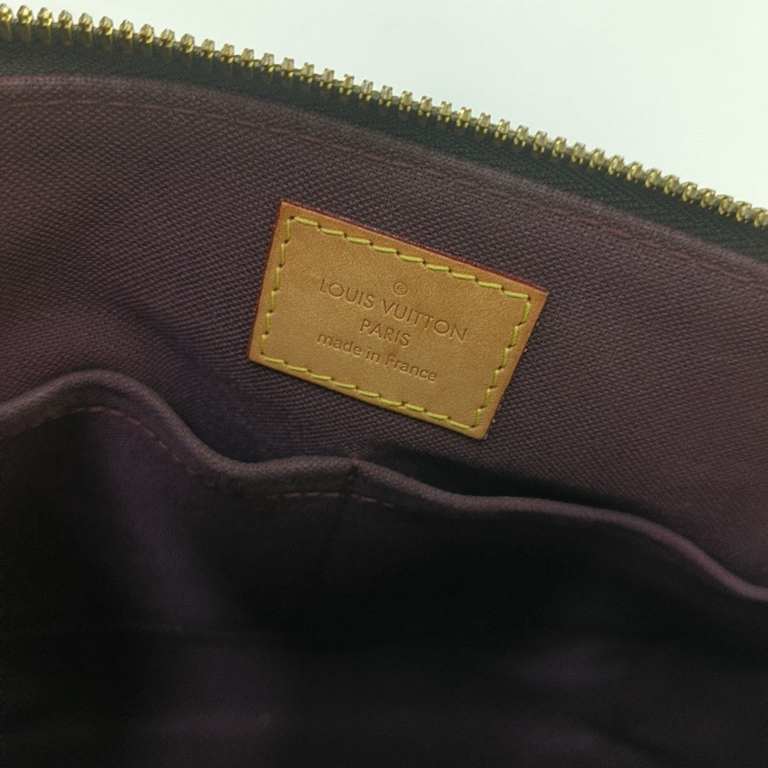 TURENNE Monogram Coated Canvas Brown