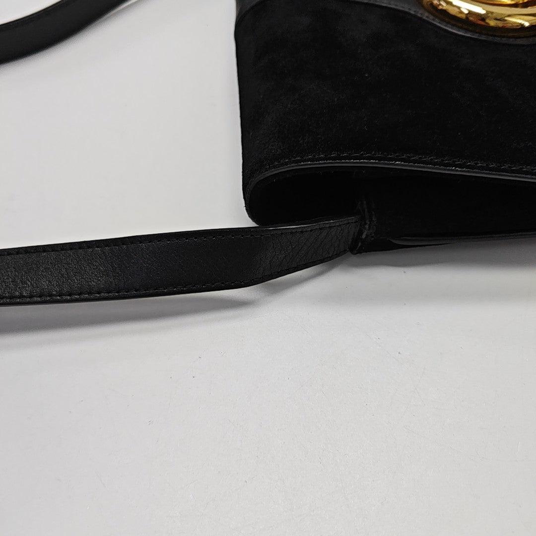 Arli Medium Suede Black