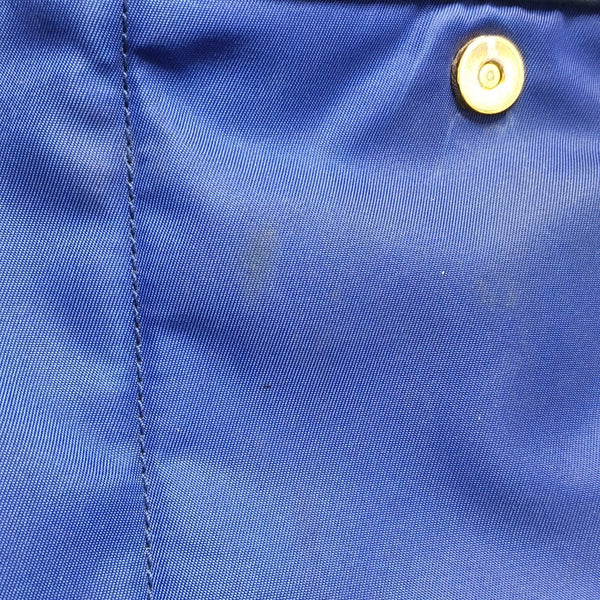 Nylon Shoulder Bag Blue